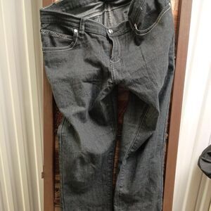 Women's Black and Grey Jeans